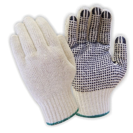 WORKHORSE® PVC Dotted Palm Glove, Large, 1/Pair-B2B Discounters