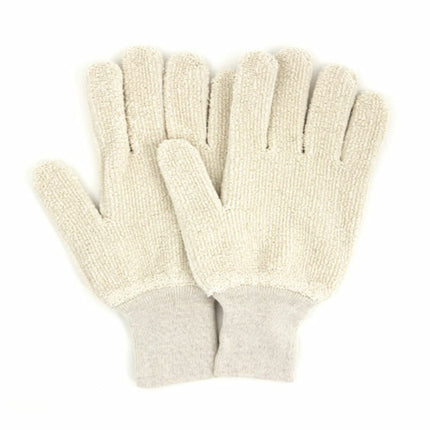 Hospeco® ProWorks® Cotton Terry Gloves, White, 1/Pair-B2B Discounters