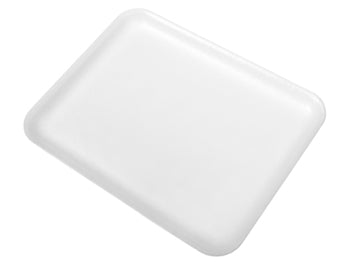 CKF™ 4S White Foam Tray, 9.25" X 7.25" X 1.25", 500/Case-B2B Discounters