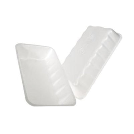 CKF™ 10K White Foam Tray, 250/Case-B2B Discounters