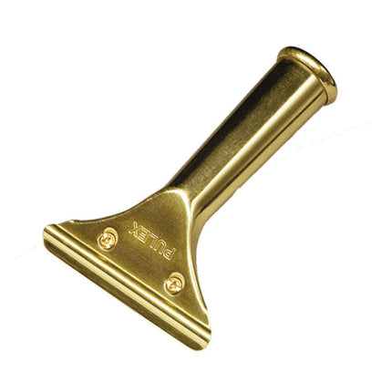 ViledaProfessional® Brass Window Squeegee Handle, Metallic, Gold, 12", 3/Case-B2B Discounters