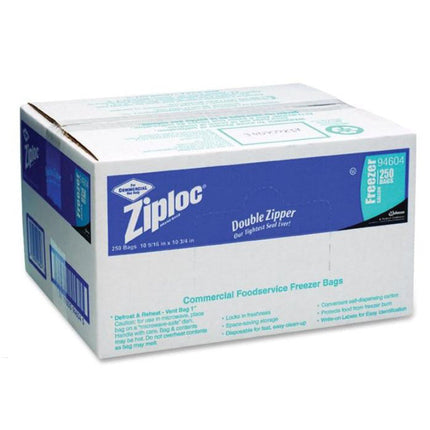Ziploc® Professional Freezer Bags, Double Zipper, 250 Bags/Bag-B2B Discounters