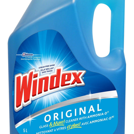 Windex® Glass Cleaner Refill, 5L, 4/Case-B2B Discounters