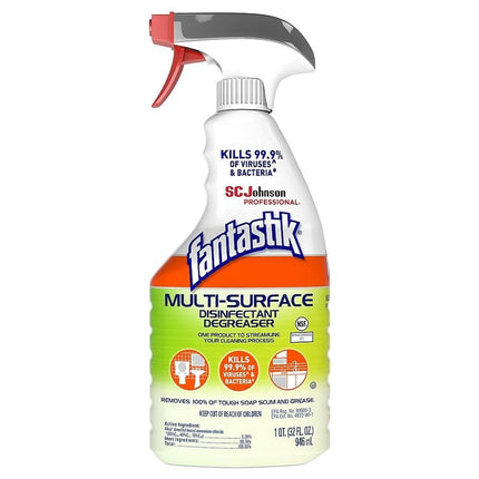 Fantastik® Multi-Surface Disinfectant Degreaser, 946ml, 8/Case-B2B Discounters