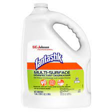 Fantastik Pro Multi-Surface Degreaser Disinfectant Sanitizer Refill, 3.78 L, 4/Case-B2B Discounters