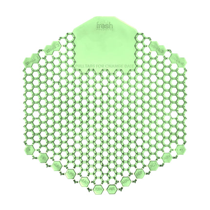 Fresh Products™ Urinal Screen Wave, Herbal Mint, 10/Pack-B2B Discounters