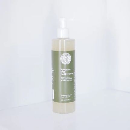 Mother Earth Peppermint & Sage Hand & Body Wash, 360ml, 24 Each/Case-B2B Discounters