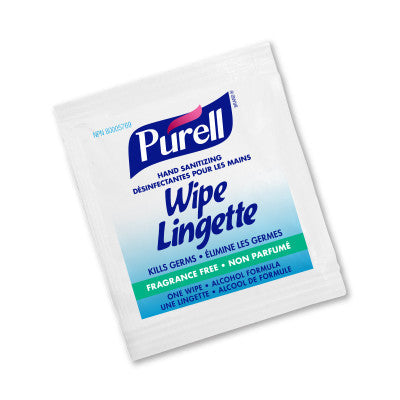 Purell® Sanitizing Individually-Wrapped Hand Wipes in Bulk, 1000/Case