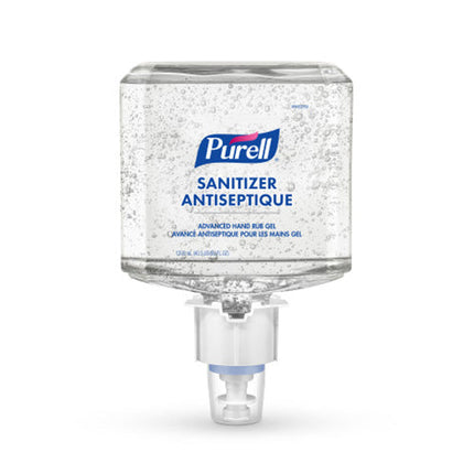 Purell® Advanced Hand Sanitizer Gel, Clear Liquid, 1.2 L, 2 Bottles/Case