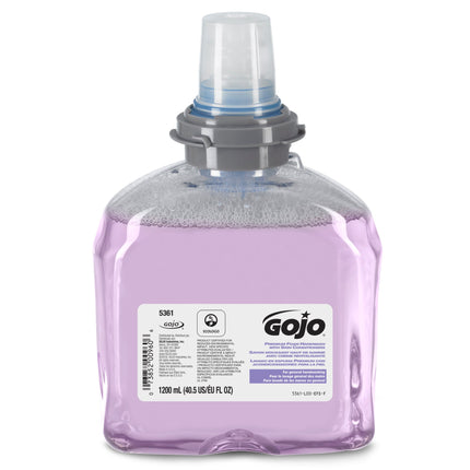 GOJO® Premium Foam Handwash W/ Skin Conditioners Refill For TFX®, Cranberry Scent, 1.2L, 2/Case-B2B Discounters