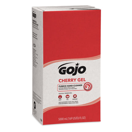 GOJO® Gel Pumice Hand Cleaner Cherry, 5 L, 2/Case-B2B Discounters