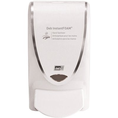 SCJ Professional® Deb® InstantFOAM® 1000 Hand Sanitizer Dispenser, White, 1L, Sold Individually-B2B Discounters