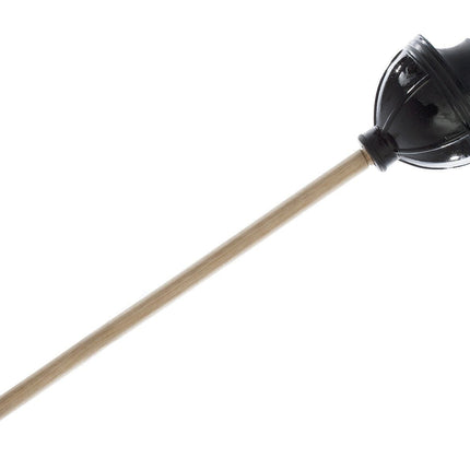 Hydro Thrust Toilet Plunger, 20" Wooden Handle, Sold Individually-B2B Discounters