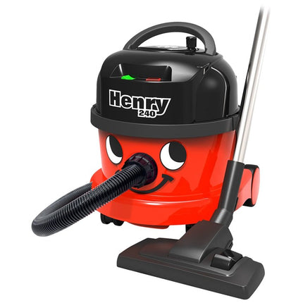 NaceCare™ Henry Dry Canister Vacuum With Extension Kit, Red and Black, 2.5gal, Sold Individually-B2B Discounters