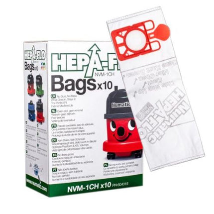 NaceCare™ Hepa-Flo Disposable Vacuum Bag, White, Rectangular, 10/Pack-B2B Discounters