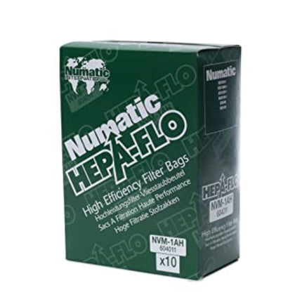 NaceCare™ Hepa-Flo Disposable Vacuum Filter Bag, White, Rectangular, 10/Pack-B2B Discounters