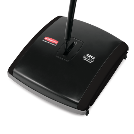 Rubbermaid® Executive Series™ 7.5" Dual Action Bristle Mechanical Sweeper, Black, Sold Individually-B2B Discounters