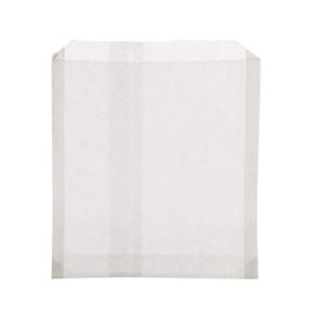 McNairn® Sandwich Bag, Regular Greaseproof, 6" L X 0.75" W X 6.75" H, White, 1000/Case-B2B Discounters