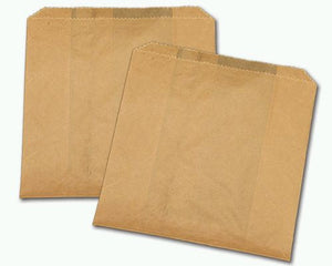 McNairn® Sandwich Bag, Regular Greaseproof, 6" L X 0.75" W X 6.75" H, Kraft, 1000/Case-B2B Discounters