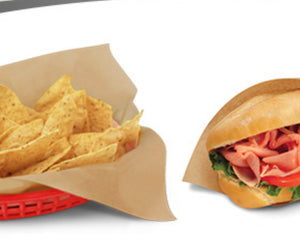 McNairn® Grease-Resistant Sheet, 14" X 14", Natural, 1000 Sheets/Pack, 4 Packs/Case-B2B Discounters