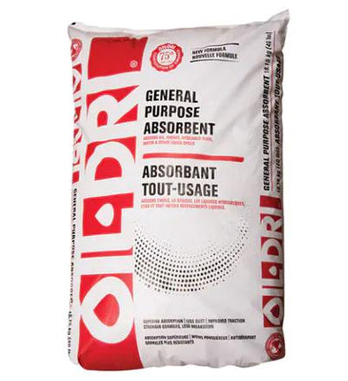 Oil-Dri Absorbent Clay, 18kg, 1/Bag-B2B Discounters