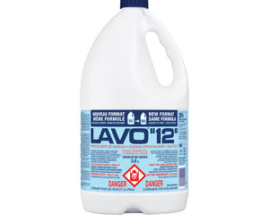 Lavo® 12% Bleach, 3.6 L, 6/Case-B2B Discounters