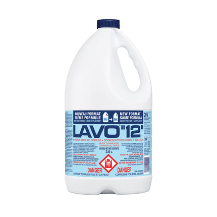 Lavo® 12% Bleach, 3.6 L, 6/Case-B2B Discounters