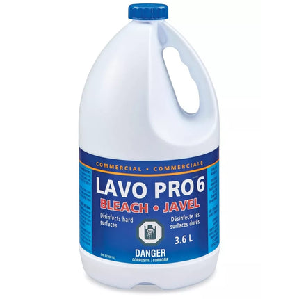 Lavo® 6% Bleach, 3.6 L, 6/Case-B2B Discounters