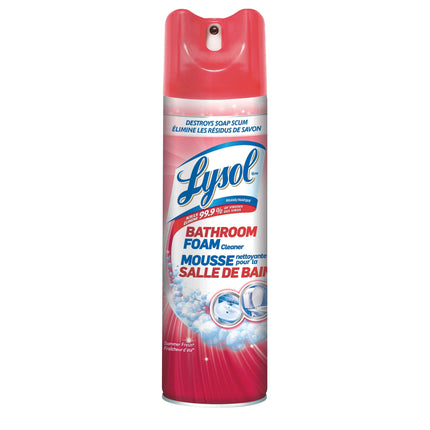 Lysol® Foam Bathroom Disinfectant and Cleaner - Summer Fresh, 680 g, 24oz, 12/Case-B2B Discounters