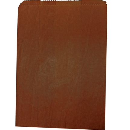 Atlas Waxed Sani Bags, Brown, 7" X 4" X10", 500/Case-B2B Discounters