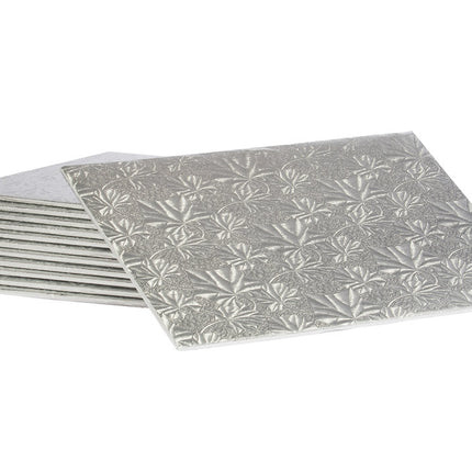Enjay Board, 12" X 17" X 0.1875", Rectangle, Corrugated Silver, 12/Pack-B2B Discounters