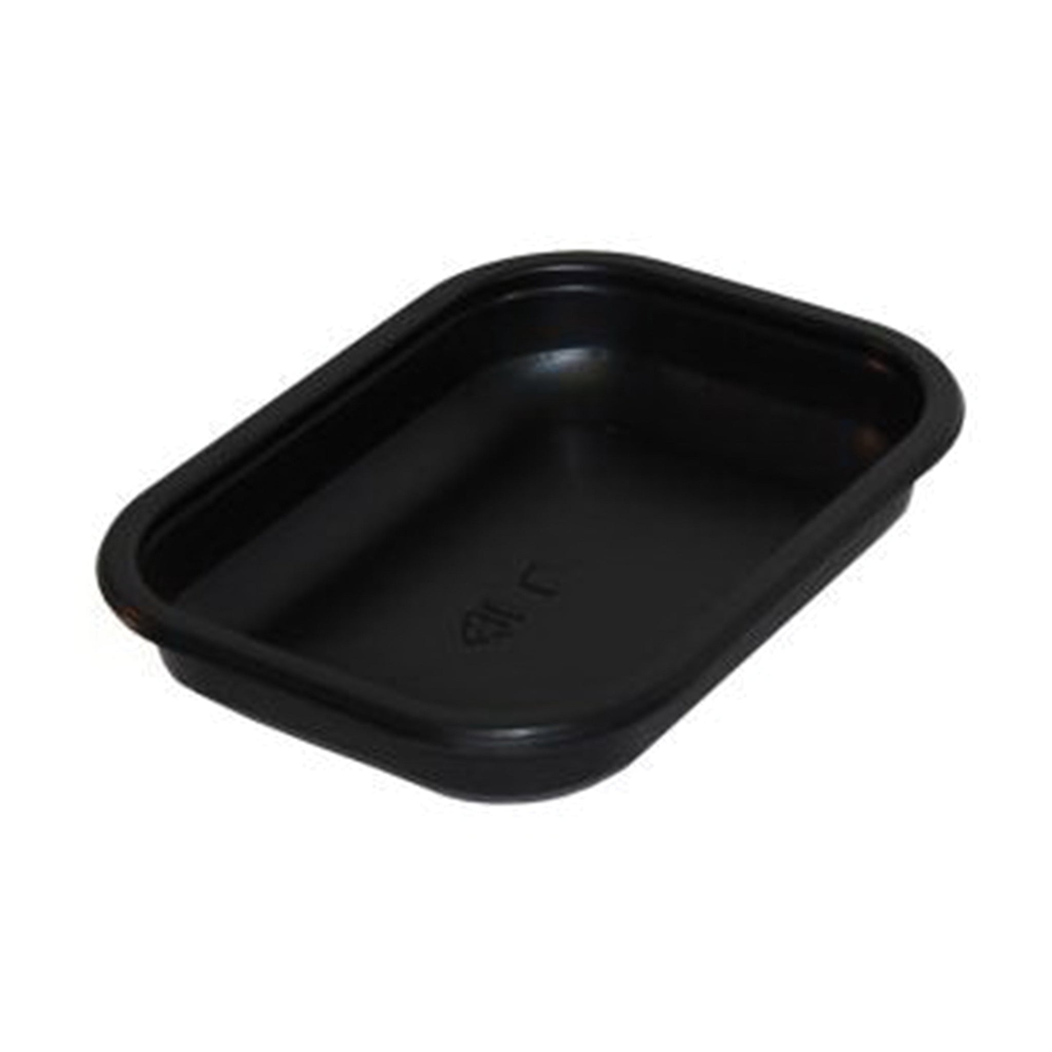Sabert® Rectangular Tray, Small, Black, 16oz, 600/Case-B2B Discounters