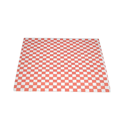 Red Checker Liner, 12" X 12", 1000/Case-B2B Discounters