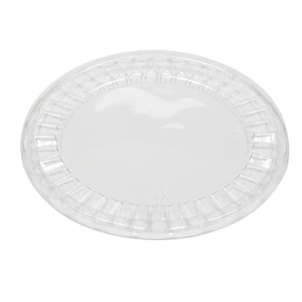 Pactiv® Jewel Flat Lid For Round Deli Tub, 7", PET, Clear, 300/Case