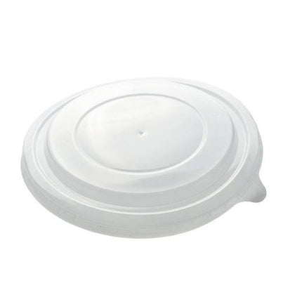 Hy Pax Dome Lid for 26oz Bowl, White, PP, 300/Case-B2B Discounters