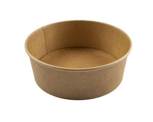 511 Food Service™ Paper Bowl, 7.2", 40oz, Kraft, 300/Case - B2B Discounters