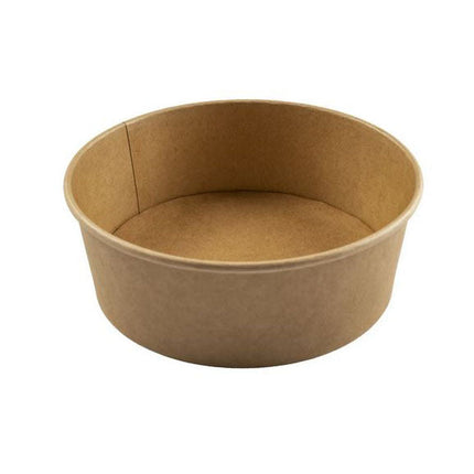 511 Food Service™ Paper Bowl, 40oz, Kraft, 300/Case-B2B Discounters