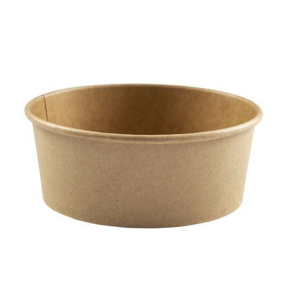 Hy Pax Paper Bowl, 8" X 3", 26oz, Kraft, 300/Case-B2B Discounters