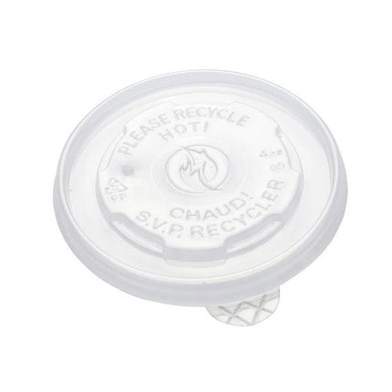 511 Food Service™ Hy Pax Eco Dome Lid, 4oz, PP, Clear, 2000/Case - b2b discounters