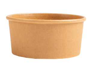 511 Food Service™ Hy Pax Paper Bowl, 4.5", 12oz, Kraft, 500/Case - b2b discounters