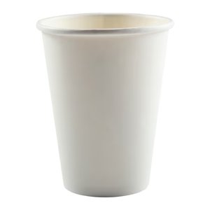 511 Food Service™ Hy Pax Single Wall Hot Paper Cup, 12oz, White, 1000/Case-B2B Discounters