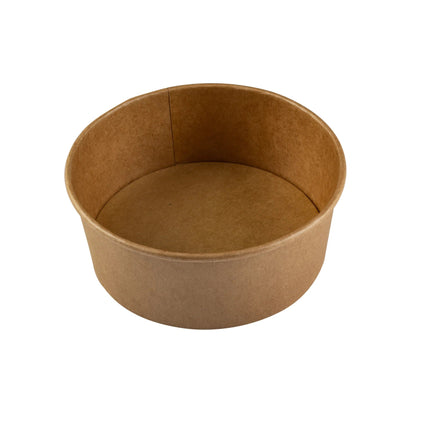 511 Food Service™ Paper Bowl, 32oz, Kraft, 600/Case-B2B Discounters