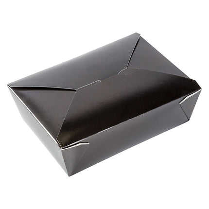 511 Food Service™ Bioplus Food Container #3, Black, 50/Pack, 4 Packs/Case-B2B Discounters