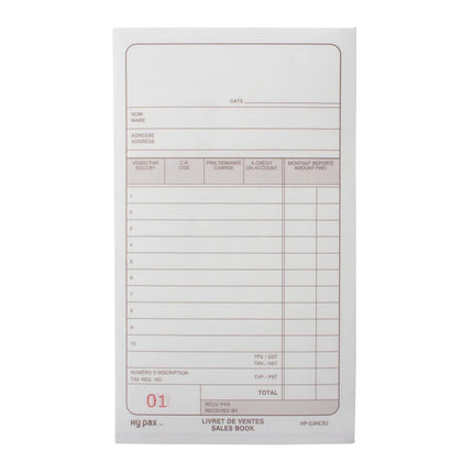 511 Food Service™ Guest Check Book, Carbonless, 10/Case-B2B Discounters