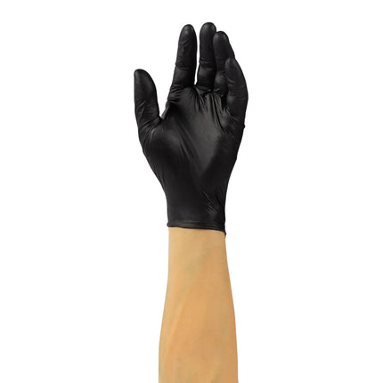 511 Food Service™ Nitrile Powder Free Gloves, Large, Black, 100/Case-B2B Discounters