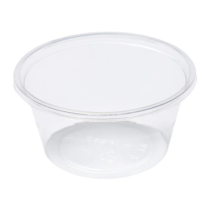 Compostable Pla Portion Cup, 2oz, Clear, 250/Pack, 10 Packs/Case-B2B Discounters