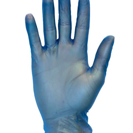 511 Food Service™ Vinyl Gloves, Blue, Powder Free, XL, 100/Pack-B2B Discounters