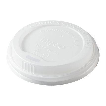 PrimeWare® Lids for 10-20oz Hot Cup, White, 1000/Case-B2B Discounters