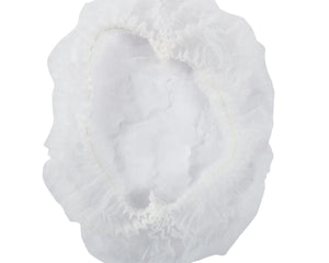 511 Food Service™ Bouffant Cap, White, 21", 100/Case-B2B Discounters