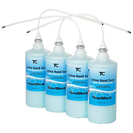 Rubbermaid® Oneshot® Lotion Refill Enriched Lotion Hand Soap With Moisturizers, Blue, 800ml, 4/Case-B2B Discounters